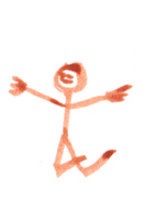 jahnna Strichm&auml;nnchen, Tusche